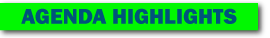 Agenda Highlights
