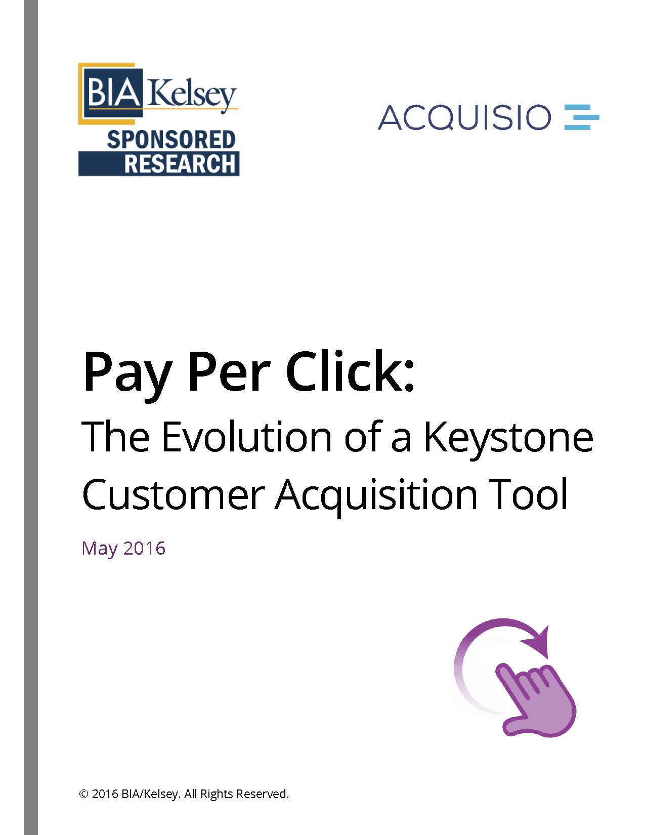 Acquisio May 2016 Sponsored Research Cover