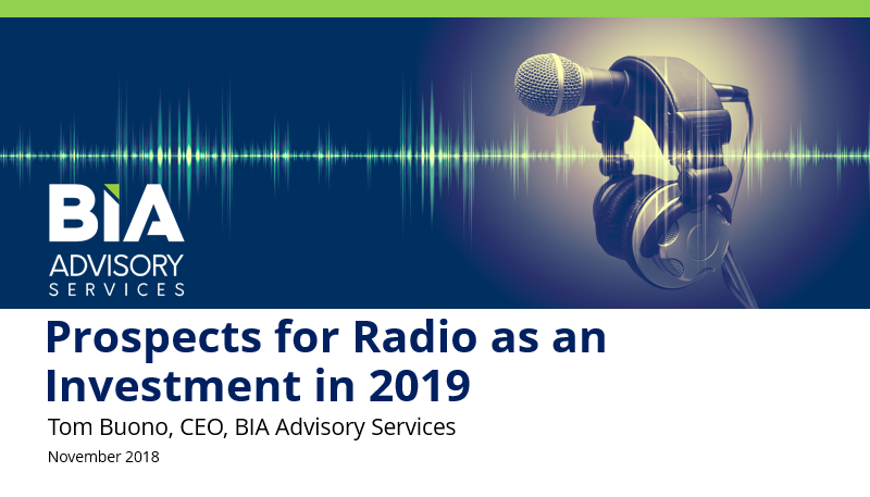 RadioInk BIA Presentation RadioInk BIA Presentation