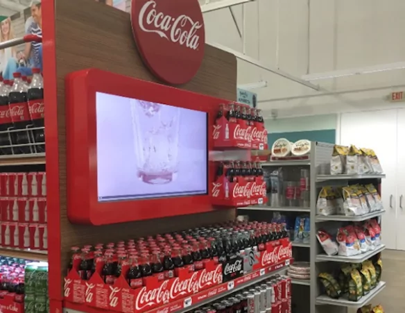 Coca-Cola endcap